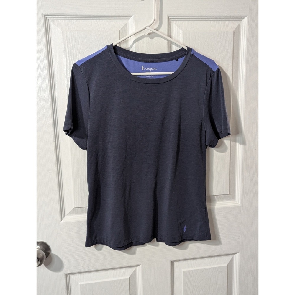 Cotopaxi Performance Llama T-shirt Women's Size Small Blue